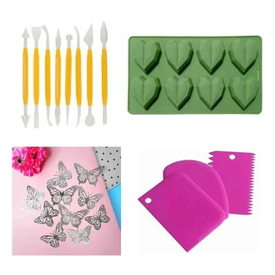 Premium Quality Cake Decorating & Baking Items Combo 